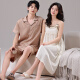 Cat Man (Miiow) pareja pijamas verano delgado seda de hielo delgado nuevo hombre de manga corta y mujer camiseta sospecher sexy ropa de ropa para el hogar 6210 bag negro m mujeres + hombres l
