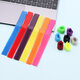 Fitmelai Velcro cable processor, network cable storage wire sorting with Velcro cable tie, power cable data cable bundling strap 6 packs (random color)