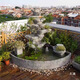 Outdoor garden rockery flowing water fountain ornaments top floor fish pond landscape villa courtyard entrance bonsai decoration 5010 rectangular pool 190x70x155 length, width and height