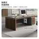 Zhongwei (ZHONGWEI) E0 level desk boss desk simple modern computer desk supervisor desk manager desk staff financial desk 2 meters including cabinet