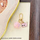 SunToMoon cartoon kitten hair ball creative mini keychain accessories cute couple accessories USB disk AirPods bag pendant Siamese cat