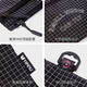 Ni Zhier Antift Passing Antift Brussage RFID Passeport Sac de rangement Voyage Portable Portefeuille Carte Certificat Intégration Certificat Maison Enregistrement de la maison Grille Black 360 Full Full Package RFID Antifl