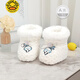 Disney Babyschuhe warme Baumwollschuhe für den Winter 0-1 Jahre alte Babyschuhe weiche Sohle 6-12 Monate Neugeborene Schuhe plus Samt verdickte 3 Pink [Good Rabbit Winterstil] Innere Länge 11 cm Empfohlen [2-7 Monate]