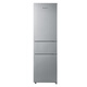 Shanling 217 liter three-door refrigerator, energy-saving bass, efficient freshness preservation, three-door, three-temperature zone, large-capacity, multi-door, small household refrigerator BMM217L (Platinum Silver)