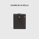 Charlie / Kelli Marke Light Luxury CK Wallet Herren Horizontaler kurzer Aufbewahrungskartentasche Münzbrieftasche Geburtstagsgeschenk für Freund Kaffee [Praktisches Geschenk für den chinesischen Valentinstag]