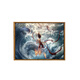 Nezha Digital Oil Painting 2025 NEU NEZHA 2: DIE DENAI DIGITAL OIL MALER DIGISCHE DIY DIY HAND-BALNTE GRAFFITI-KARTE LL12178 30*40 cm Dicke Massivholz Innenrahmen Acrylfarbe+