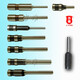 Paper drill, rivet tube binding machine, punch, punch, hollow knife, drill bit, Jindian Qixin Deli Goode hole 4x52mm