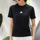 Adidas Suit Women's 25 Summer Nouveau cou rond cou rond T-shirt à manches courtes Pantalons de sport à manches courtes Pantalons droits en deux pièces Set Two-Piece / Tendance simple