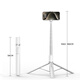 Guanyue [Doudiou pole] 2025 new mobile phone selfie stick tripod integrated storage handheld portable travel selfie artifact multi-functional integrated anti-shake bracket machine [1.7-meter extended model] horizontal and vertical shooting + Bluetooth remote control + as stable as Taishan