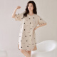 Koreanischer Pyjama für Frauen im Sommer Dünne koreanische Stil frische studentische Baumwolle kurzärmelige, lockere Pyjamas können außerhalb der Größe von D31-X12529 m (empfohlen 155-163 cm) 100 Jin [Jin gleich 0,5 kg] getragen werden [Jin gleich 0,5 kg]