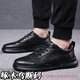 Zapatos de cuero de pájaros carpinteros para hombres en primavera y verano 2025 Nuevos deportes de cuero suave y transpirable y zapatos casuales de moda de madriguera de edad y ancianos
