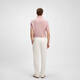 Boss Boss [Geschenk am chinesischen Valentinstag] [Gleiches Modell in Beckham] Herren 25-jähriger Herbst-Leinen-Polo-Shirt 673-Pink L.