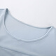 SHOW FIBRE [T-shirt lysel polyvalent plissé de conception de conception] grande taille Fat MM2025 NOUVEAU SUMBRE SUMBRE 1396 Bleu clair 5xl