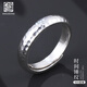 Old silversmith silver ring men's s999 pure silver hammer pattern ring men's simple live ring adjustable index finger ring men's silver ring 999 pure silver with certificate can be engraved