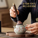 Wenbai Tea Ceremony Six Gentlemen Tea Set Accessories Tea Knife Clamp Spoon Brush Needle Kung Fu Tea Cylinder Three-piece Tea Table Cleaning Tool