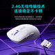 Titanium [Delta Action] TSG809 Thousand Machine Umbrella Three-Mode Wireless E-Sports Gaming Mouse 3311 Chip Wired Bluetooth 2.4G Charging Office Electric Powered by Onboard 13800DPI White TSG809 Thousand Machine Umbrella + Big Mouse Pad