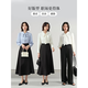Lady Bird white shirt women's professional formal top teaching staff interview suit with commuting wear chiffon shirt