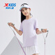 Xtep mid-size boy short-sleeved T-shirt thin top summer new sports short T-sleeved mist purple [9215] One size M 170