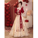 Seidler high-end tulle skirt wedding toast clothing 2025 new style bride return home engagement host performance evening dress dress picture color L

