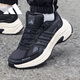 阿迪达斯 （adidas）男女运动鞋轻便耐磨休闲老爹鞋透气缓震跑步鞋  黑 42 