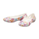 Crocs (Crocs) Zapatos para mujeres, sandalias de cuña transpirables liviables con suela gruesa, zapatos informales abiertos 6453 Flagnship oficial 203228-689-CORAL RED 36-37 (W6) 230 mm