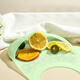 HOY BELL (HOY BELL) baby bib supplementary food and meal bag waterproof silicone baby bib saliva towel children's clothing 2 green green