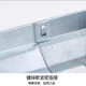 TLXT Iron Galvanisé en acier carré Pipe de balustrade Colonne décorative COUVERTURE DU PIED SPIST COUVERTURE DE BASE COUVERTURE COUVERTURE ACCESSOIRES DE Guarrum 80 * 80 PIPE Square Port inférieur Port 15810