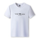 
Falamone Armani; FALAMONE Armani short-sleeved T-shirt men's summer new pure cotton round neck men's youth t-shirt brand solid color top 1518 gray 2XL 180 Recommended 150-170Jin [Jin equals 0.5 kg]