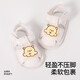 Betas Baby Kleinkind Sandalen für den Sommer 2025 Neues 0-1-Jähriger Neugeborenes Baby Soft-Sohle-Frontschuhe Gelbbär 12 cm [Empfohlen für Babys 6-9 Monate]