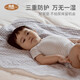 LIANGLIANG Urinabscheider Baby wasserdicht und waschbarer Ramie im Sommer atmungsaktives Neugeborenes Baby Alle Jahreszeiten Universal über Nacht waschbar [Little Menghu-Blue 2 Pack] 45*35 cm geeignet für 0x0cm geeignet