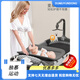 
Yitusen crib foldable splicing large bed mobile baby bed portable newborn baby diaper table Wanxiang Mori Wanxiang Morris gray rocking chair diaper table mattress mosquito net Other bracket structure complete installation