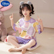 迪士尼（Disney）甜美可爱女童家居服套装优质棉少女款夏季短袖短裤甜美睡衣女孩 687莫代尔 155 大童M码 建议身高155-160CM