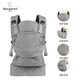 Kangaroo baby strap front and back dual-purpose baby holding artifact baby front-held walking baby lightweight four out to free your hands four seasons Starry sky gray