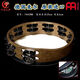 Meinl Maier Kleiner Percussion Instrument Edelstahl Ein- und Doppelreihe Tamburin Cowide Handtrommel Bronze Stück Tamburin Ring Haus 10 Zoll Doppelreihe Tamburin-Trommel
