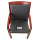
Liju office meeting chair meeting chair office chair solid wood chair Y-30LJ 600*520*1050mm handle