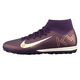 Nike (NIKE) Little Plum NIKE Nike Mercurial 16 mid-range high-top TF broken nail football training shoes for adults FQ8333-500 dark purple FQ8333-500 40.5 25.5cm