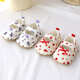 Meng Yilan (MENGYILAN) 0-6 to 12 months spring and autumn baby shoes soft sole toddler shoes baby girl floral princess shoes newborn shoes floral red 12 inner length 11.0cm size 12