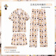 S.SOFEA布拉拉春夏季女睡衣短袖三件套慵懒风家居服 套KK14132# 170 M【建议80-100斤】