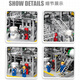 Lego Building Block Chemical Factory Natural Gas Reserve Center Project Street View Plug-in Partikel Baustein Jungen Spielzeug Geschenk Blauwal Nr. 1 Offshore Ölbrunnen 3271 Partikel