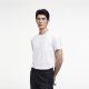 
Jinba Men's Clothing (K-Boxing) [2A Antibacterial] Jinba Men's Clothing Spring and Summer Business Casual Round Neck Thin Comfort Short Sleeve T-Shirt BTCE1342 White S