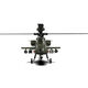 2024 Yuxiang F11 Apache Вооруженный дистанционное управление вертолетным вертолетом 3D обратный полетет 6 модели модели модели модели Drone Apache набор для полного набора для летания правой рукой ролик Shuangfei 2 Батарея yuxiang Общий агент + послепродажные наведения +