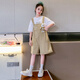 G.Duckkids Kinderkleidung Mädchen Overall für Sommer 2025 Neue Kinderkleidung Mädchen lässige Sportarten Mode Kleidung Purpur 120 Empfohlen 110-120 cm 6-7 Jahre alt