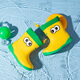 B.Duck little yellow duck children's shoes children's rain boots girls waterproof cute cartoon rain boots boy baby water shoes 5917 yellow 24