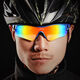 New cycling glasses outdoor sports sunglasses men and women windproof sand motorcycle sunglasses mountain bike equipment cycling glasses - black frame gold and mercury - 1 package No Specifications