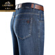 Classic Car High-End-Eisseide-Baumwolljeans für Männer mittleren Alters 2025 Sommer Neues dünn loses gerade Pendlerhosen 3879-Zhonglan dünn 29