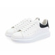 Alexander McQueen thick-soled sneakers men's leather white shoes gift 553680-WIEEN-Blacktail 40