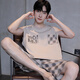 Modal Herren Pyjamas Sommer Baumwollhülsen und Sommer 2025 Neue Weste Plaid Shorts VERSATILE Home Cloding Grey OY655A3 3XL (geeignet für Gewicht 168-195jin [Jin entspricht 0,5 kg]))
