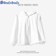 Badibadi (Badibadi) men and women children's sun protection clothes UPF50+ jacket 2025 summer new style big children girls ice silk thin sun protection clothes DDV13565X powder 90