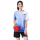 Butterfly jersey table tennis uniform men and women short-sleeved suit summer sportswear quick-drying competition printing badminton uniform custom team suit light gray XL