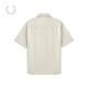 Fred Perry Herren Casual Shirt 2025 Sommer Neugeschäft Weizenohr Kurzarm Shirt M8730 IVX/Beige M.